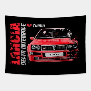 Delta Integrale HF Turbo Red Tapestry