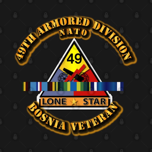 49th Armored Division w Bosnia SVC Ribbons by twix123844