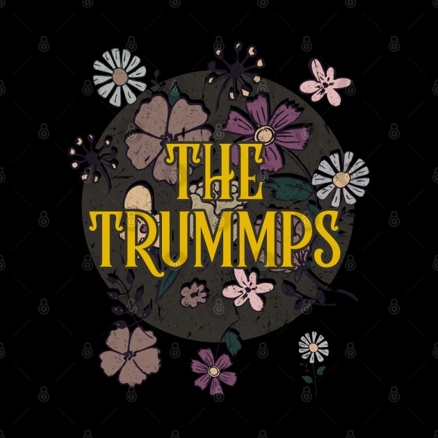 Aesthetic Trummps Proud Name Flowers Retro Styles by BilodeauBlue