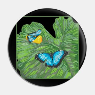 Butter Fly and Butterfly Pin