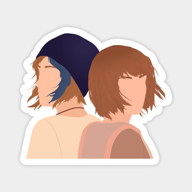 Life is Strange Remastered Collection Max and Chloe Fanart Magnet by senaeksi