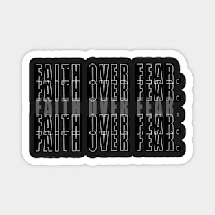 Faith Over Fear Collection Magnet