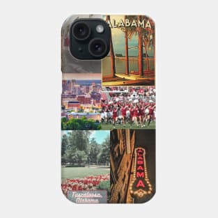 alamabma aesthetic collage Phone Case