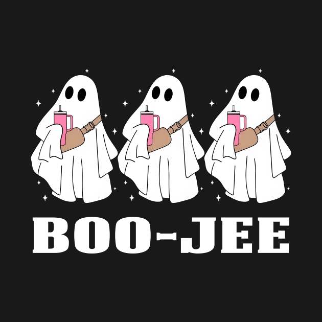 Boo Jee Spooky Season Cute Ghost Halloween Costume Boujee by kiperb