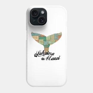 Lahaina,Maui Tapa Tribal Whales Phone Case