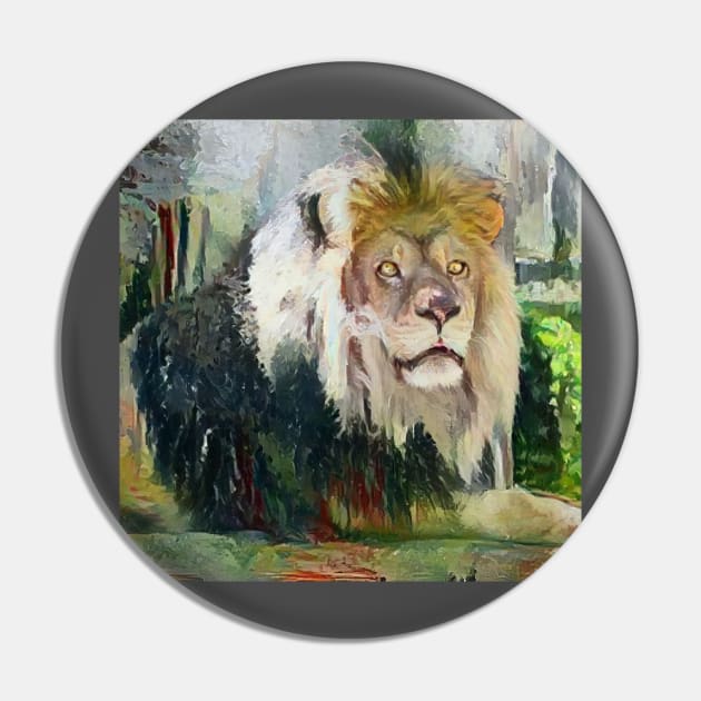 lion painting (leo art, lion king) Pin by Thepurplepig