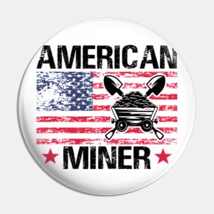 American Miner Pin