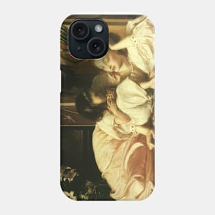 Mother and Child (aka Cherries) by Lord Frederic Leighton Phone Case