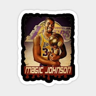 Magic Johnson Vintage Magnet