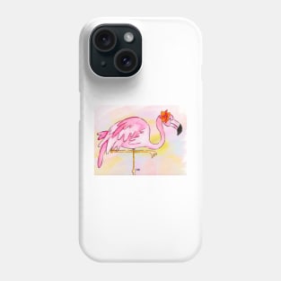 Pretty Pink Flamingo Bird Phone Case