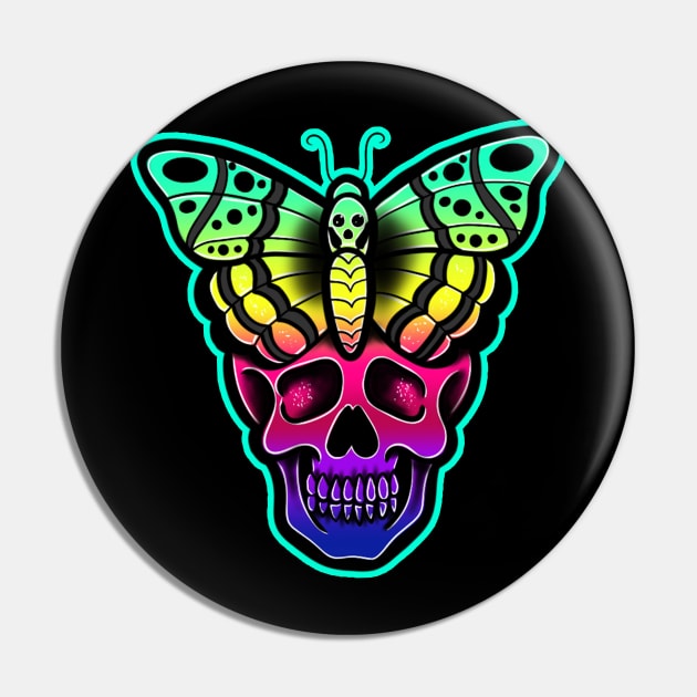 deaths head moth Pin by Squatchyink