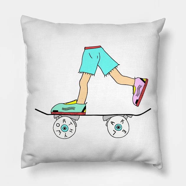 Worthylake Skater Pillow by G-Worthy