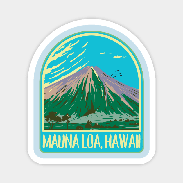 Mauna Loa Hawaii Magnet by soulfulprintss8