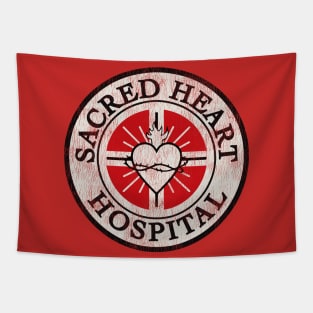 Sacred Heart Hospital Logo Scrubs Worn Tapestry