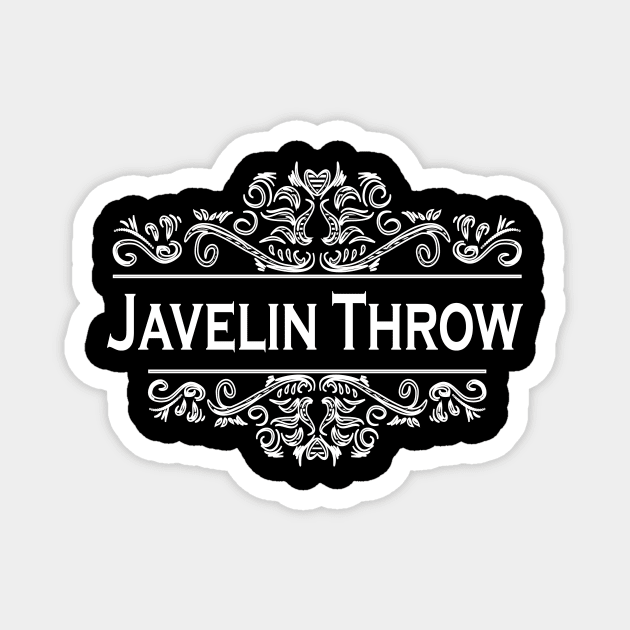 Sports Javelin Throw Magnet by Shop Ovov