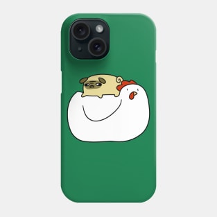 Little Pug and Chicken Phone Case