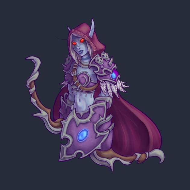 Lady Sylvanas Windrunner, the Banshee Queen by Kylana