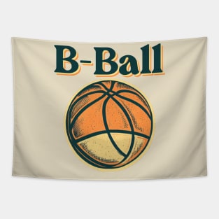 Retro B-Ball Tapestry