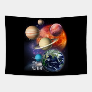 Solar Systems Planet Space Geeks Gift Astronomy Lover Tapestry