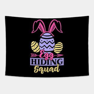 Egg Hiding Squad Easter Bunny Egg Hunting Rabbit Easter Day Tapestry