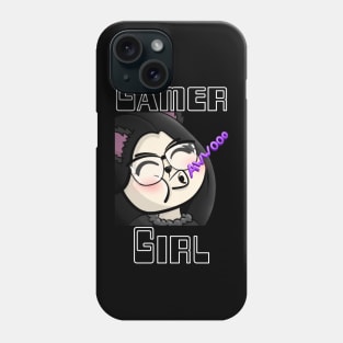 Gamer Girl, Wolf Girl, Awwooo, Howl. Twitch streamer emote Phone Case