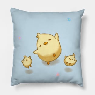 Little Dancing Chicks Pillow