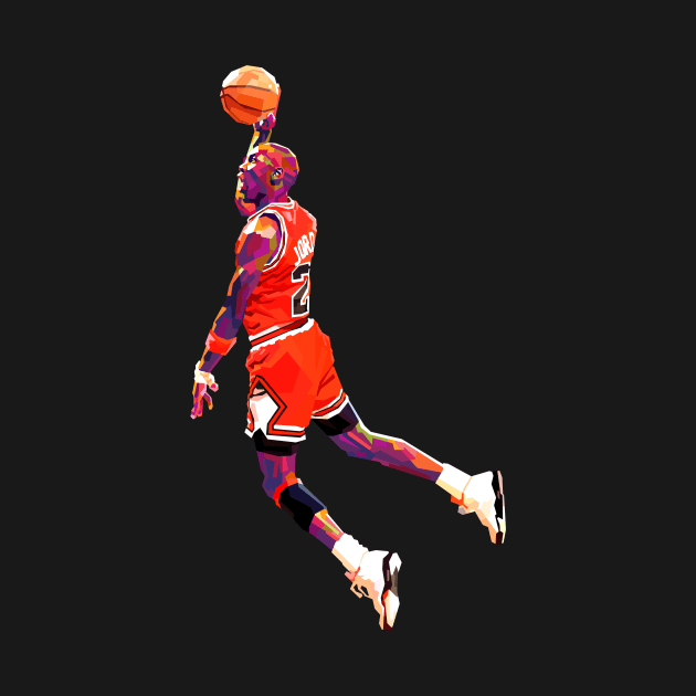 Michael Jordan Slam Dunk by awangwidyatama