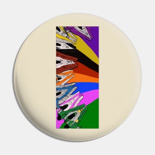 Rainbow A-wings (vertical) Pin