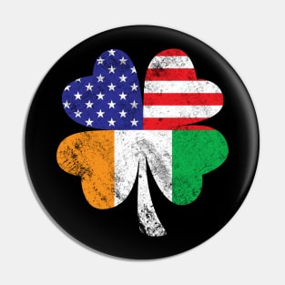 Irish American Flag Pin