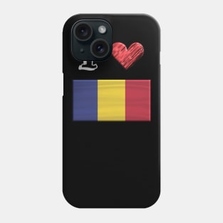 I love Flag from Rumänien Phone Case