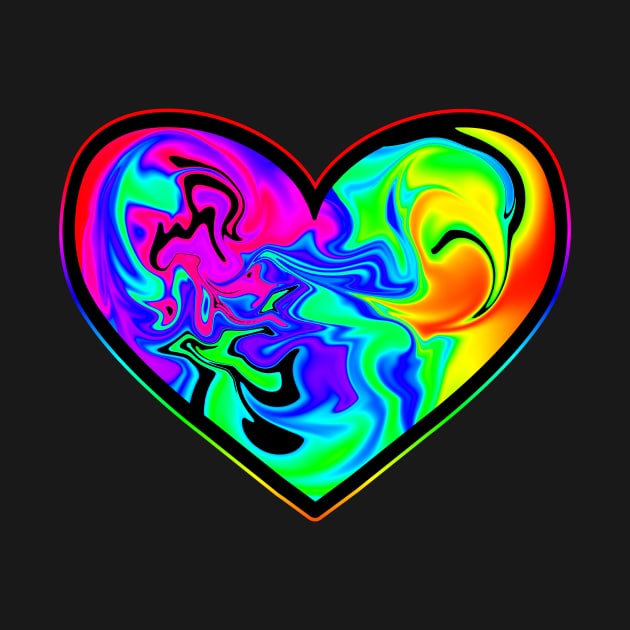 Psychedelic Heart by TTLOVE