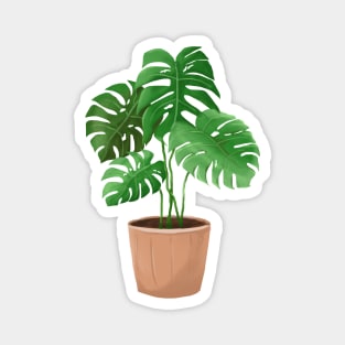 Monstera Plant Magnet