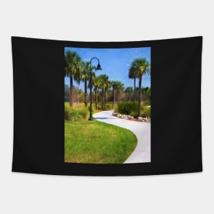 The Curving Path Tapestry