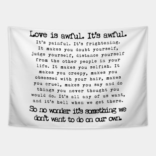 Fleabag Love Speech Tapestry