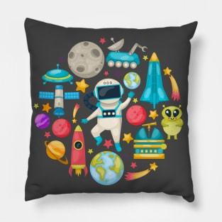 Space Colored Pillow