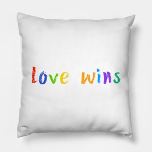 love wins Pillow