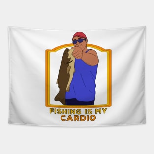 Fishing is My Cardio Tapestry