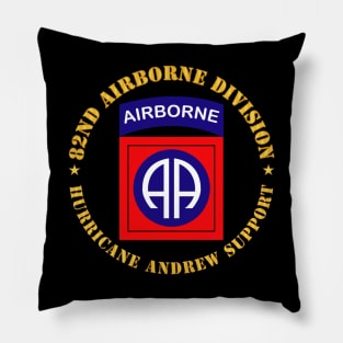 82nd Airborne Division - Hurricane Andrew Support Pillow