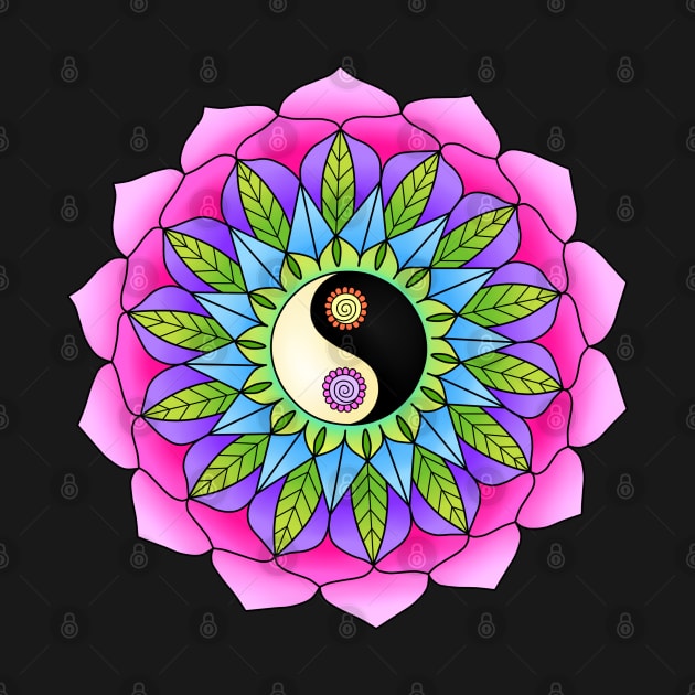 mandala Yin Yang by albertosancami