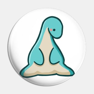 Cute long neck sitting, dino, dinosaur Pin