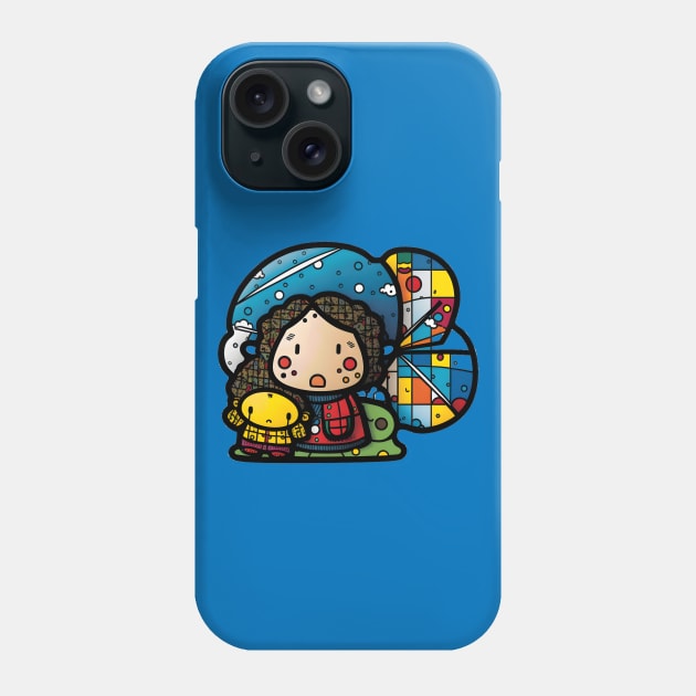 Refugee Girl with Doll: World Refugee Day Awareness Phone Case by Xtian Dela ✅