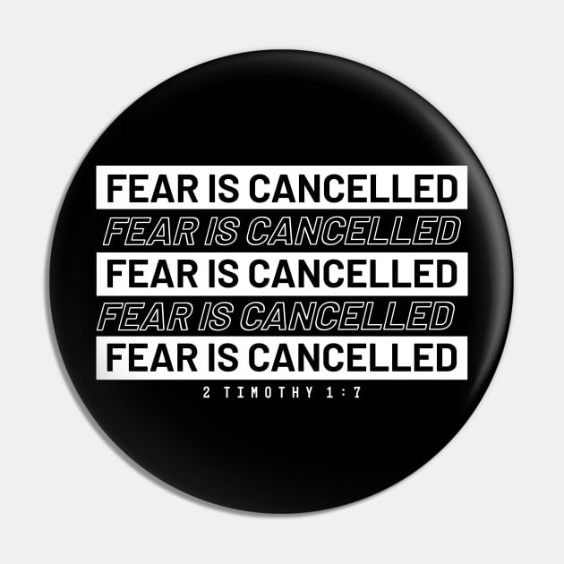 [P&P] Fear is Cancelled Pin by Proverbs and Prophets