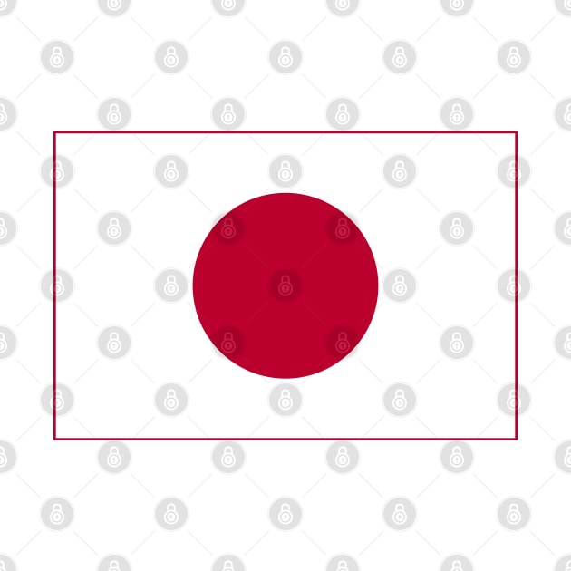 Flag of Japan by COUNTRY FLAGS