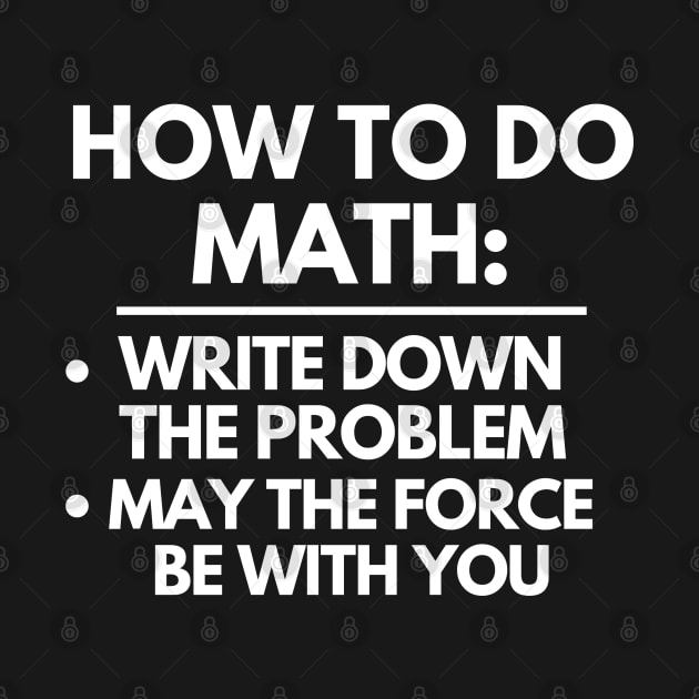 How to do math by mksjr