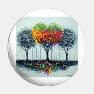 Love tree Pin