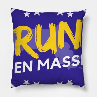 Run En Masse Pillow