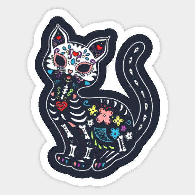 Sugar Skull Cat Day Of The Dead Costume Sugar Skull Cat Day Of