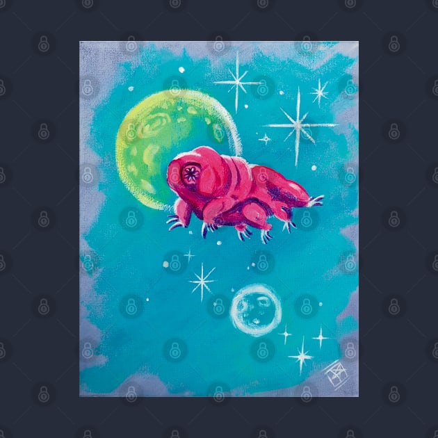 Pink Space Tardigrade by starwilliams