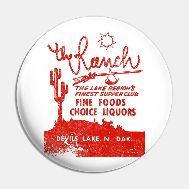 The Ranch, N Dalota -- Retro Mid Century Aesthetic - Outlaw - Pin ...