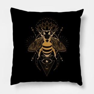 Honey Bee | Sacred Geometry Pillow